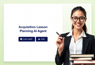 Acquisition Lesson Planning AI Agent Template Thumbnail