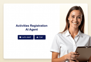 Activities Registration AI Agent Template Thumbnail