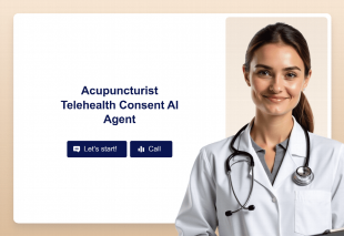 Acupuncturist Telehealth Consent AI Agent Template Thumbnail