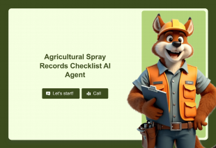 Agricultural Spray Records Checklist AI Agent Template Thumbnail