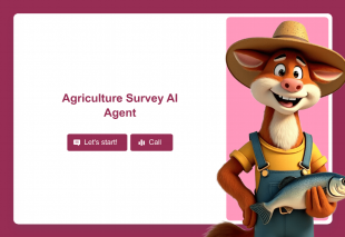Agriculture Survey AI Agent Template Thumbnail