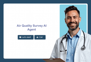 Air Quality Survey AI Agent Template Thumbnail