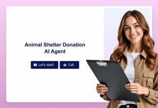 Animal Shelter Donation AI Agent Template Thumbnail