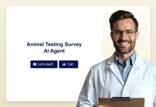 Animal Testing Survey AI Agent Template Thumbnail