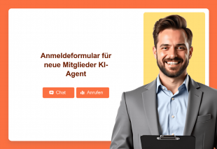 Anmeldeformular für neue Mitglieder KI-Agent Thumbnail