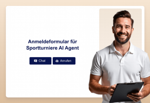 Anmeldeformular für Sportturniere AI Agent Thumbnail