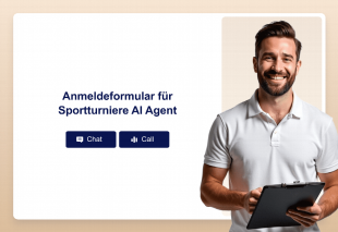 Anmeldeformular für Sportturniere AI Agent Thumbnail