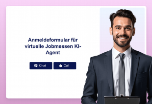 Anmeldeformular für virtuelle Jobmessen KI-Agent Thumbnail