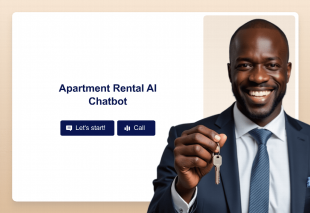 Apartment Rental AI Chatbot Template Thumbnail