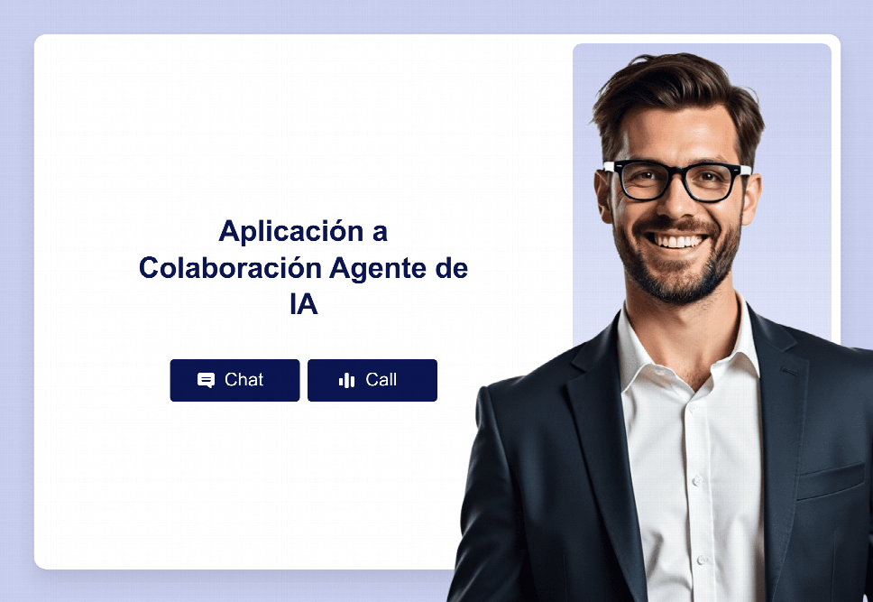Aplicación a Colaboración Agente de IA | Jotform