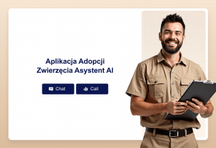 Aplikacja Adopcji Zwierzęcia Asystent AI Thumbnail