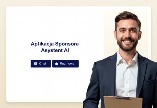 Aplikacja Sponsora Asystent AI Thumbnail