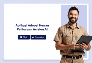 Aplikasi Adopsi Hewan Peliharaan Asisten AI Thumbnail
