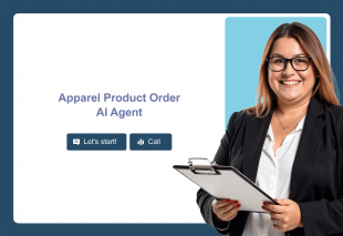 Apparel Product Order AI Agent Template Thumbnail