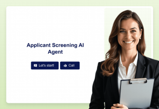 Applicant Screening AI Agent Template Thumbnail
