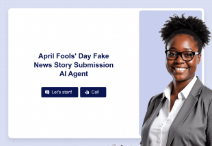 April Fools' Day Fake News Story Submission AI Agent Template Thumbnail