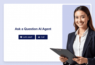 Ask a Question AI Agent Template Thumbnail