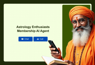 Astrology Enthusiasts Membership AI Agent Template Thumbnail