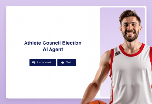 Athlete Council Election AI Agent Template Thumbnail