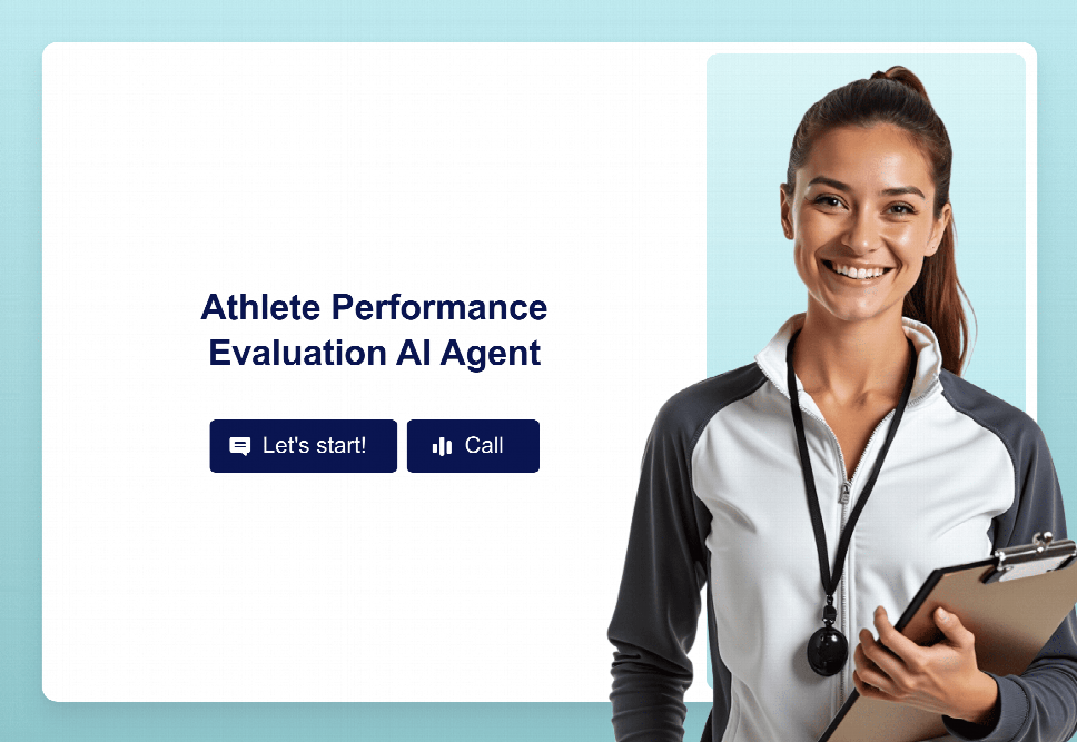 Athlete Performance Evaluation AI Agent Template | Jotform