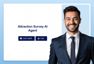 Attraction Survey AI Agent Template Thumbnail