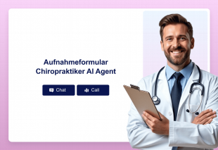 Aufnahmeformular Chiropraktiker AI Agent Thumbnail