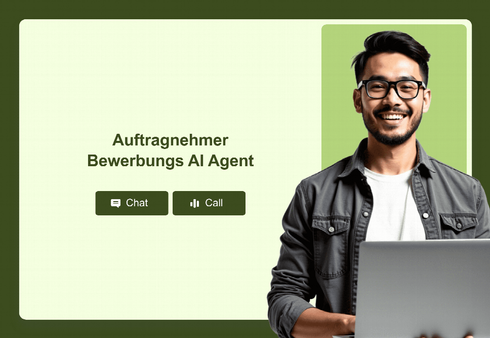 Auftragnehmer Bewerbungs AI Agent | Jotform