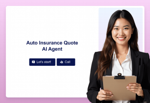 Auto Insurance Quote AI Agent Template Thumbnail