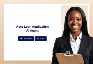 Auto Loan Application AI Agent Template Thumbnail