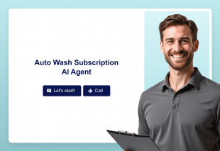 Auto Wash Subscription AI Agent Template Thumbnail
