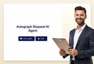 Autograph Request AI Agent Template Thumbnail