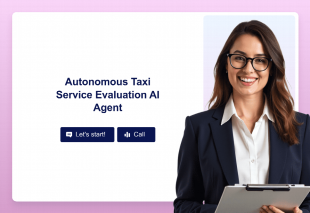 Autonomous Taxi Service Evaluation AI Agent Template Thumbnail