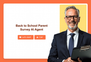 Back to School Parent Survey AI Agent Template Thumbnail