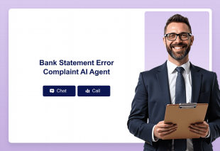 Bank Statement Error Complaint AI Agent Template Thumbnail