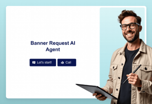 Banner Request AI Agent Template Thumbnail
