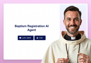 Baptism Registration AI Agent Template Thumbnail