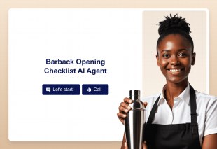 Barback Opening Checklist AI Agent Template Thumbnail