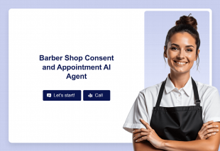 Barber Shop Consent and Appointment AI Agent Template Thumbnail