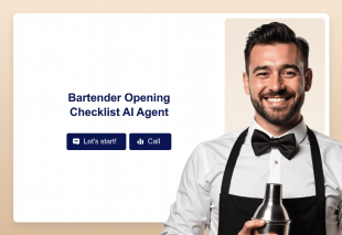 Bartender Opening Checklist AI Agent Template Thumbnail