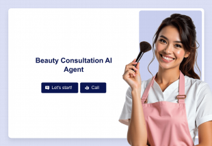 Beauty Consultation AI Agent Template Thumbnail