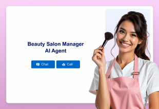 Beauty Salon Manager AI Agent Template Thumbnail