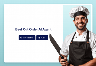 Beef Cut Order AI Agent Template Thumbnail