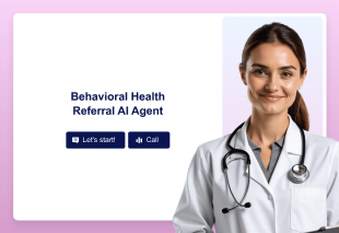 Behavioral Health Referral AI Agent Template Thumbnail