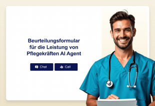 Beurteilungsformular für die Leistung von Pflegekräften AI Agent Thumbnail
