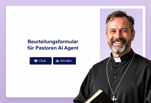 Beurteilungsformular für Pastoren AI Agent Template Thumbnail