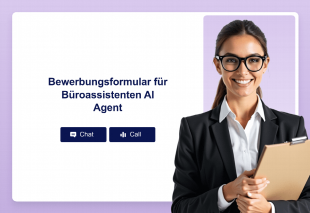 Bewerbungsformular für Büroassistenten AI Agent Thumbnail