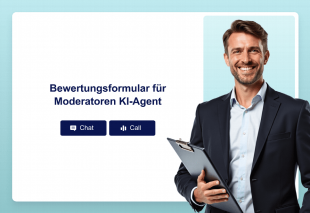 Bewertungsformular für Moderatoren KI-Agent Thumbnail