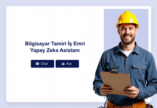 Bilgisayar Tamiri İş Emri Yapay Zeka Asistanı Template Thumbnail