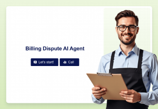 Billing Dispute AI Agent Template Thumbnail