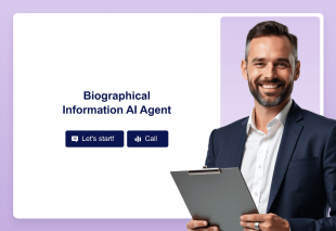 Biographical Information AI Agent Template Thumbnail